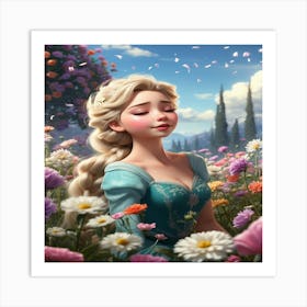 Frozen Elsa Art Print