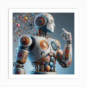 Robots Of The Future Art Print