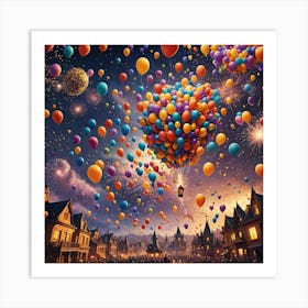 Up In The Air Art Print