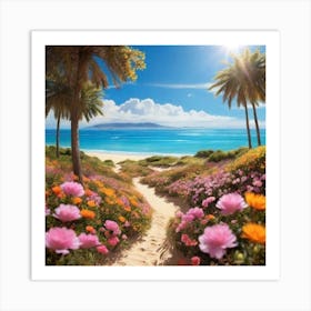 Path To The Beach 10 Art Print