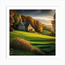 House In The Countryside 9 Art Print