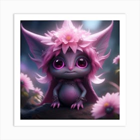 Cute Little Elf Art Print