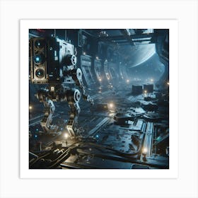 Space Station Art Print