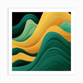 Abstract Wave 3 Art Print