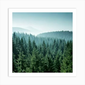 Firefly Dehaze Forest Removes Haze And Fog From Distant Landscapes Poster