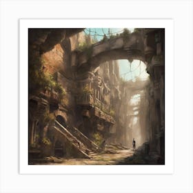 Ruins Of A City 8 Art Print