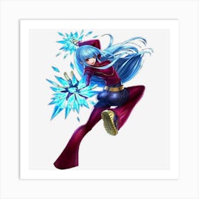 Trending Kula Diamond Anime Kof 98 Art Print