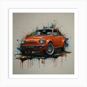 Fiat Beetle Art Print