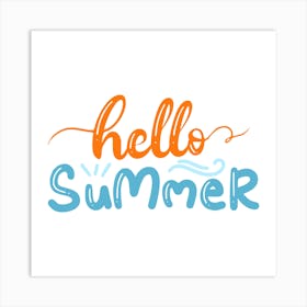 Hello Summer Art Print