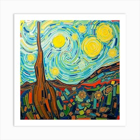 Starry Night 42 Art Print