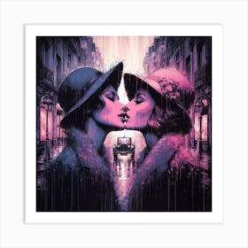 Romantic Paris Art Print