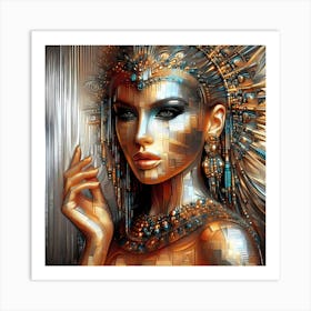 Cleopatra Portrait Artwork 205 Art Print