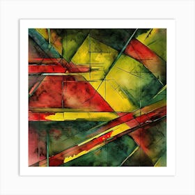 Abstract By Neeraj Kumar Art Print