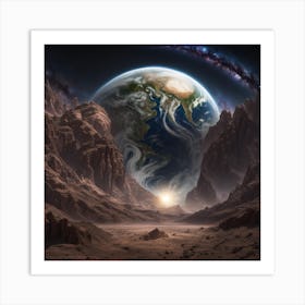 Close Earth Art Print