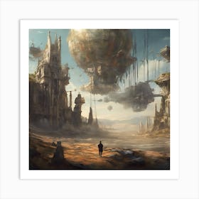 Futuristic City Art Print