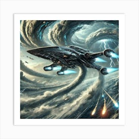 Thunderstrike Destroyers Wind Manipulation Art Print