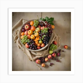 Fruit Bowl Art Print