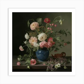 A Still Life Of Flowers In A Wanli Vase Ambrosius P9gb5hjqrram0kadgulupw Kyzk9to0rzic0ccjy7zb7g Art Print