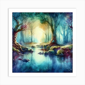 Fairytale Forest 6 Art Print