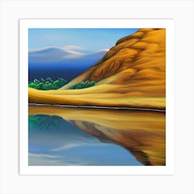 Clear Reflection Art Print