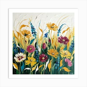 Wildflowers 1 Art Print