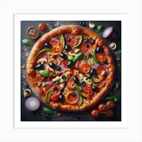 Pizza59 Art Print