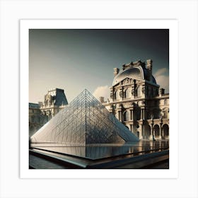 Pyramid Of Paris Art Print