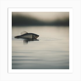 Fish Swimming In Water Art Print