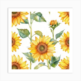 Sunflowers 3 Art Print