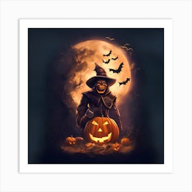 Halloween Witch 2 Art Print