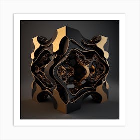 Abstract Cube 1 Art Print