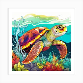 Sea Turtle 8 Art Print