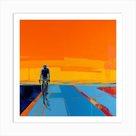 'Cyclist' Art Print