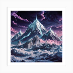 Castle In The Clouds 28 Art Print