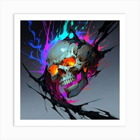 Skull Skull Art Print