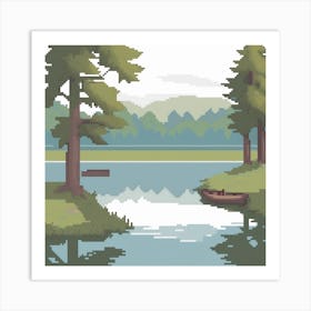 Pixel Art 29 Art Print