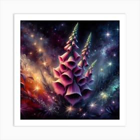 Foxglove 1 Art Print