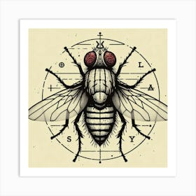 Fly Sigil Art Print