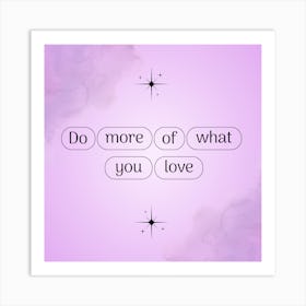 Motivational Quote Poster: Pink And Purple Gradient Minimalist Modern Design Art Print