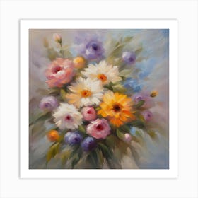 Flowers In A Vase 11 Art Print