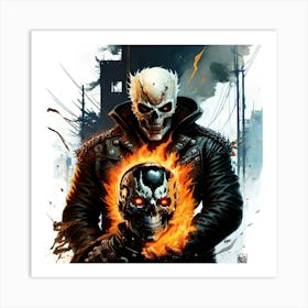 ghost rider 1 Art Print