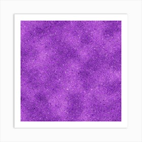 Violet Glitter Art Print