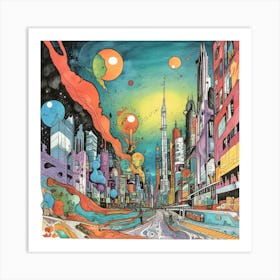 Metropolis by Peter Ghetu 2024 Art Print