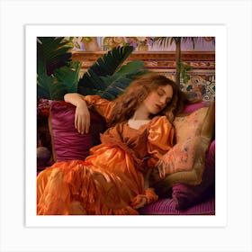 Repose in Amber Art Print