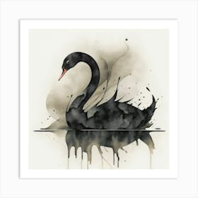 Black Swan 5 Art Print
