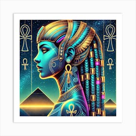 Cleopatra The Egyptian Goddess Art Print