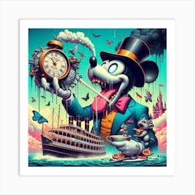 Steamboat Alice Art Print