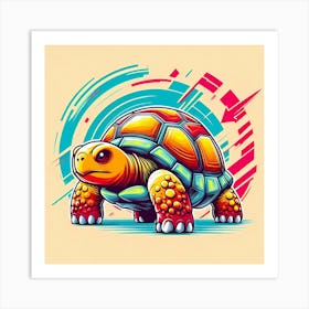 Turtle Art Art Print