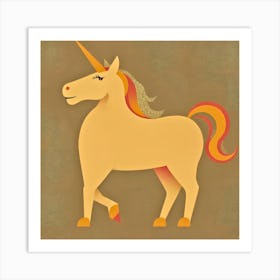 Unicorn Canvas Art 1 Art Print