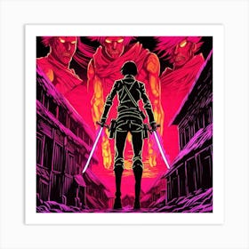 Attack on titan Epic Art Print